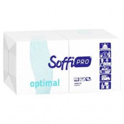 SoffiPro Салфетки 1-слой. 240*240 в п/п упак. набор 400 шт. 