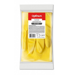 OPTIMUM Рукавички універсальні латексні, M, 1 пара (100пар/ящ)