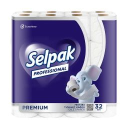 Selpak Professional Premium Папір туалетний целюлозний 3-х шар. 32 рул, арт. 32761818