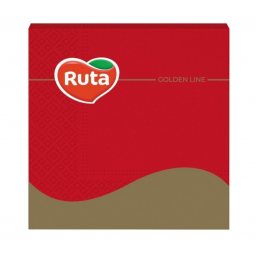 Серветки "Ruta" 33х33 20л 3ш червоні, арт. 58769090