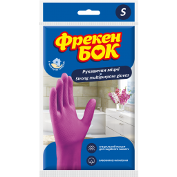 ФБ Рукавички гумові рожевi універсальні міцні S, арт. 17104980