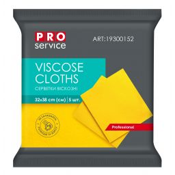 Серветки віскозні PRO service Professional жовті, 5 шт