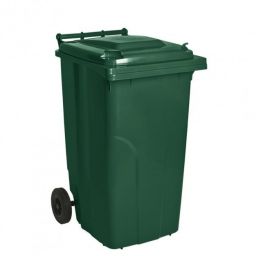 Контейнер для твердых бытовых отходов 120 л зеленый