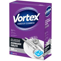 Vortex Таблетки для посудомоечной машины "Classic", 50шт