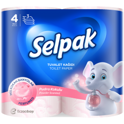Туалетная бумага SELPAK Perfumed "Пудра" 4шт.