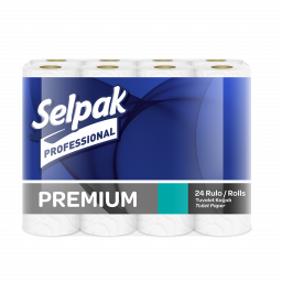 Папір туалетний Selpak Professional Premium 3 шари, 18,6м, 24 рулони