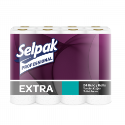 Туалетная бумага Selpak Professional Extra 2 слоя, 22,3м, 24 рулона