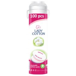 Lady Cotton Диски ватні косметичнi 100 шт, набір 2+1, арт. 41103270