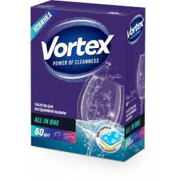 Vortex Таблетки для посудомийної машини "All in One" 60 шт, арт. 55600591