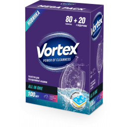 Vortex Таблетки для посудомийної машини "All in One" 100 шт, арт. 55600571