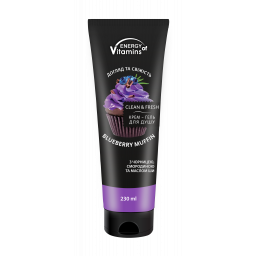 Крем-гель для душу Energy of Vitamins Cream Shower Gel Blueberry Muffin, 230 мл