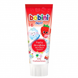 Bobini Kids зубна паста для дітей від 1р. 75мл*12 Strawberry  PL, арт. 58769626
