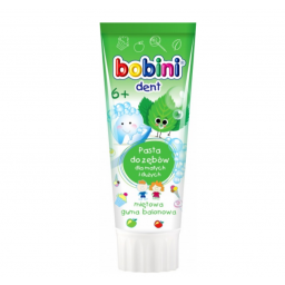 Bobini Kids зубна паста для дітей від 6р. 75мл*12 Mint Bubble Gumn PL, арт. 58769508