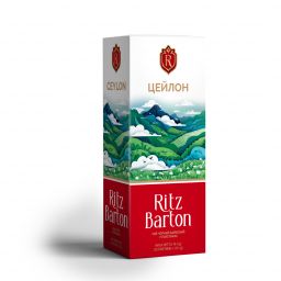 Ritz Barton Чай чорний байховий у пакетиках "Цейлон", 45г (25*1,8г), арт. 90000402