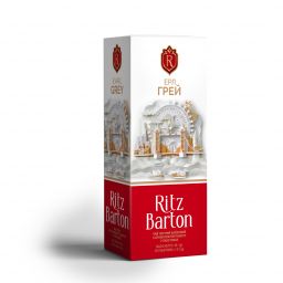 Ritz Barton Чай чорний байховий у пакетиках "Ерлгрей", 45г (25*1,8 г), арт. 90000406