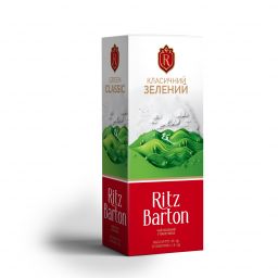 Ritz Barton Чай зелений байховий у пакетиках " Зелений Класичний", 45г (25*1.8г), арт. 90000408