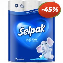 Кухонний рушник SELPAK 12 шт.