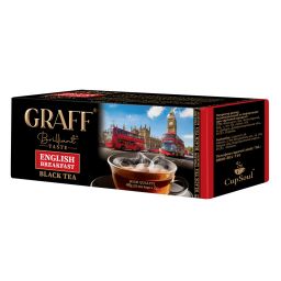 Graff Чай чорний "English Breakfast/Англійський сніданок" в пакетиках, 40г (20*2г), арт. 90000006