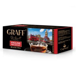 Graff Чай чорний "English Breakfast/Англійський сніданок" в пакетиках, 50г (25*2г), арт. 90000012