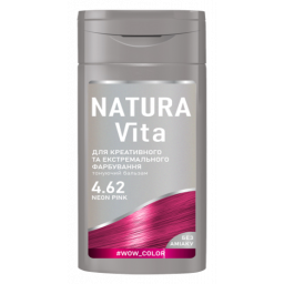 Тоника Natura Vita Бальзам для волос, 4.62 "Neon Pink" (неоновый малиновый), 150 мл (12 шт/ящ)