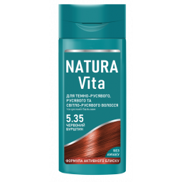 Тоника Natura Vita Бальзам для волосс 5.35 "Красный янтарь", 150 мл (12 шт/ящ)