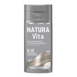 Тоника Natura Vita Бальзам для волос, 8.10 "Жемчужно пепельный", 150 мл (12 шт/ящ)