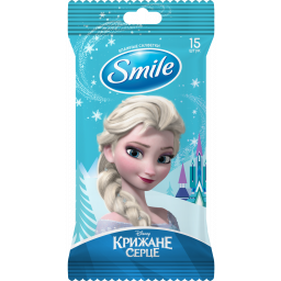 Влажные салфетки Smile Disney Frozen 15 шт.