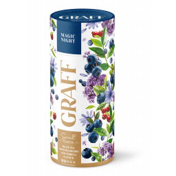 Graff Чай чорний з ароматом чорниці та вербени "Магічна ніч", 80 г, арт. 90000522