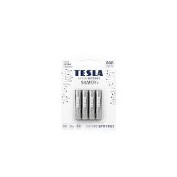 Первинні елементи та первинні батареї TESLA BATTERIES AAA SILVER+( LR03 /BLISTER FOIL4 шт) (12шт/ящ)