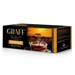 Graff Чай чорний "Kenyan/Кенійський" в пакетиках, 50г (25*2г), арт. 90000010