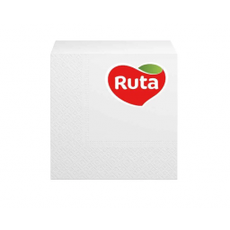 Серветки "Ruta" 24х24 40л 2ш білі (30шт/ящ), арт. 58769056
