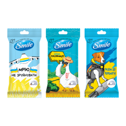 SMILE Серветка волога Разом до Перемоги, 15шт, арт. 42226470