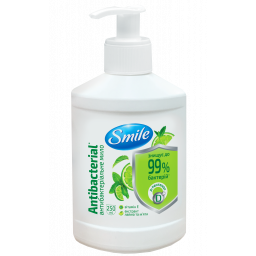 SMILE мыло с антибактериальным эффектом с экстрактом лайма и мяты 250 мл