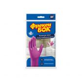 ФБ Рукавички гумові рожевi універсальні міцні M, арт. 17105080