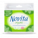 NOVITA Organic Палочки ватные в полиэтиленовом пакете 100шт 