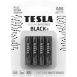 Первинні елементи та первинні батареї TESLA BATTERIES AAA BLACK+(LR03/BLISTER FOIL4 шт)(12шт/ящ), арт. 58766090