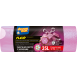 ФБ Пакет для смiття п/е з затяжкою LD Flexy Aroma 51х53см, рожевий з ароматом 35л/15шт, арт. 16401926