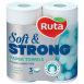 Рушники паперові "Ruta" Soft Strong 2рул 3ш білі, арт. 58769011